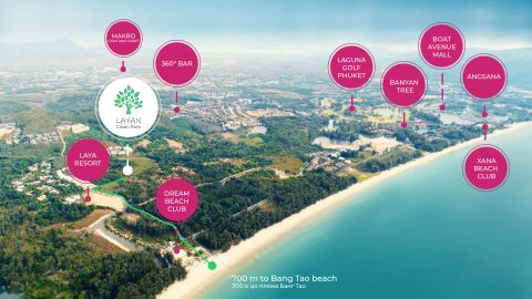 Студии Кондо 31 кв. м. в Layan Green Park - фото 1